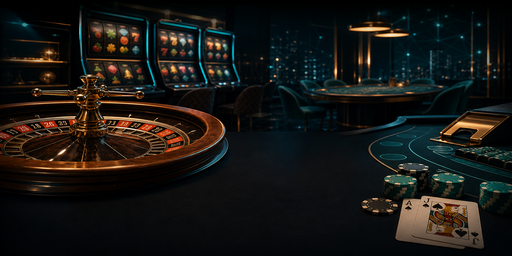 Casino online premium com roleta, slots, blackjack e mesas ao vivo