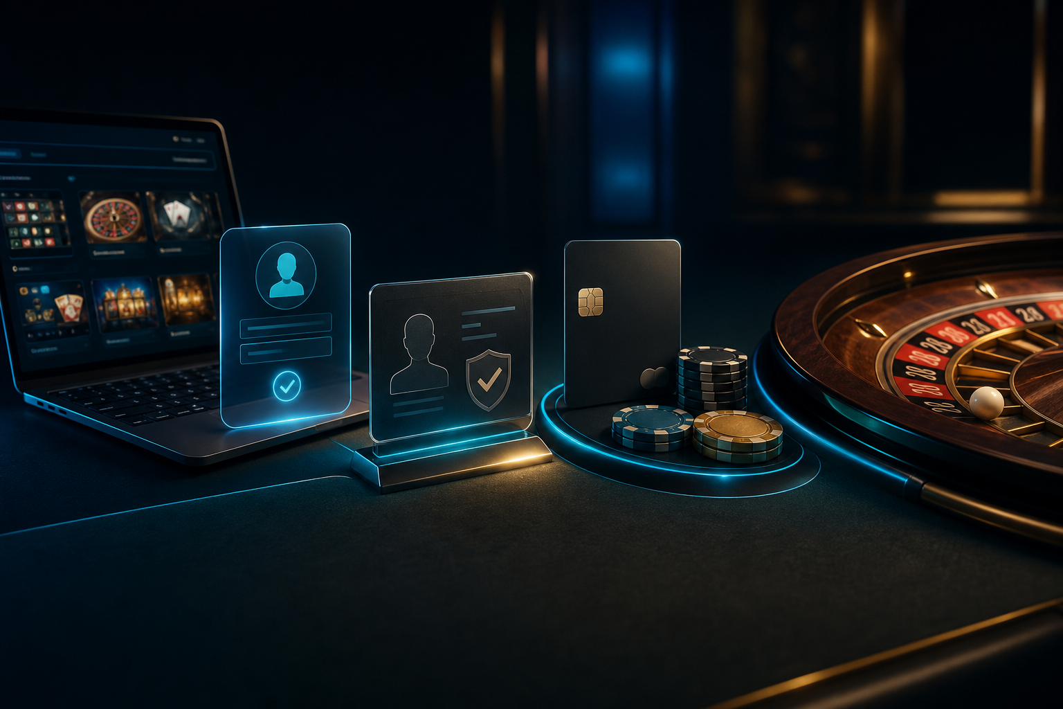 Etapas de cadastro, verifica&ccedil;&atilde;o, dep&oacute;sito e primeiro jogo em um casino online