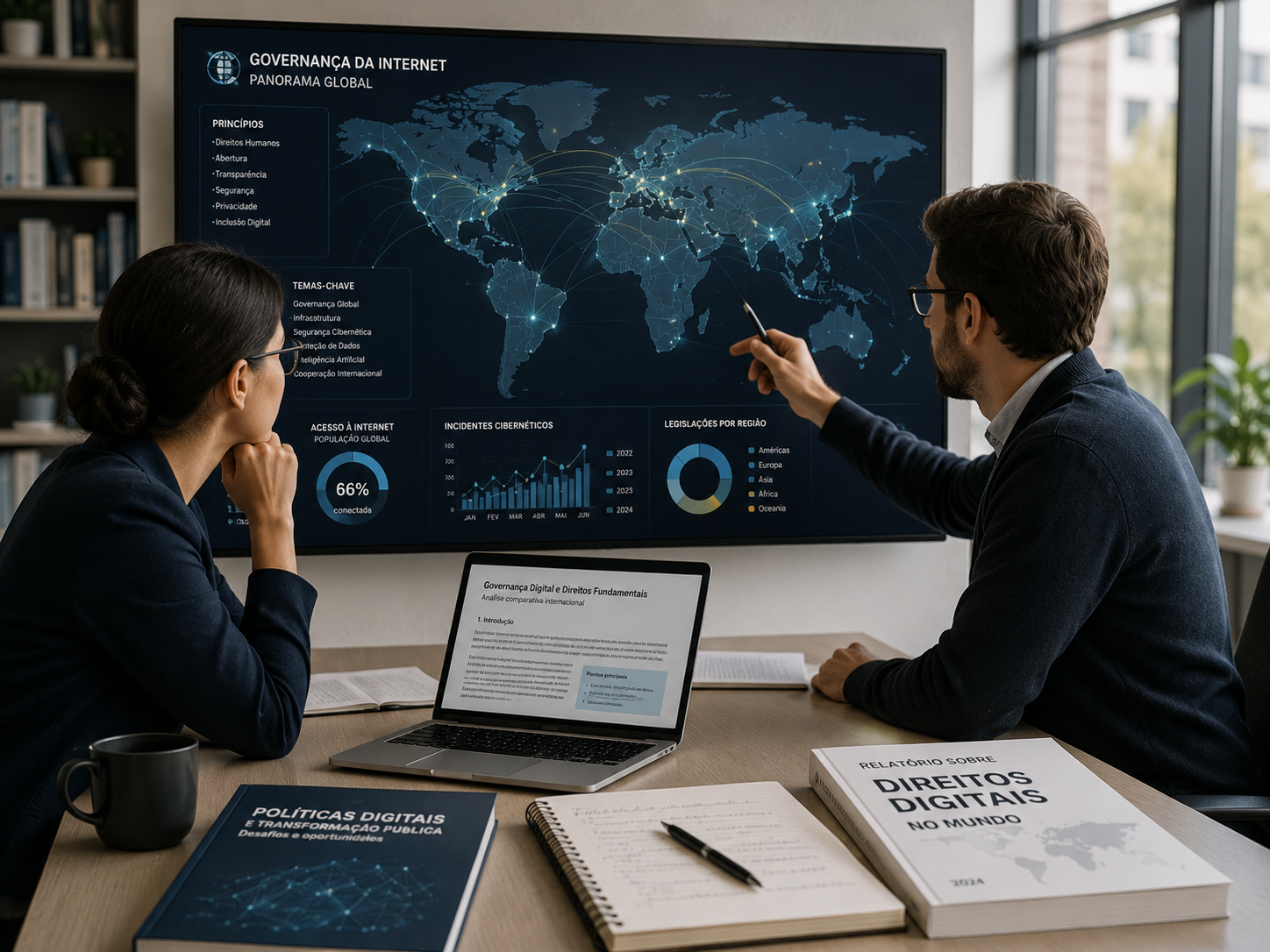 Publicações acadêmicas e pesquisa em governança digital